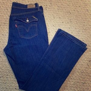 Levi 515 bootcut jeans with button pocket, 14